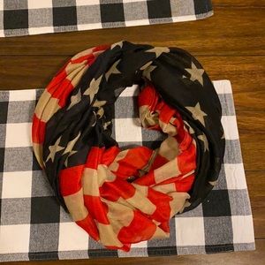 American flag infinity scarf
